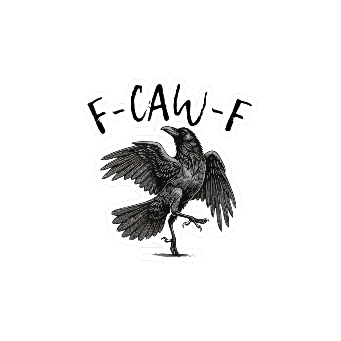 F-CAW-F Vinyl Window Decal