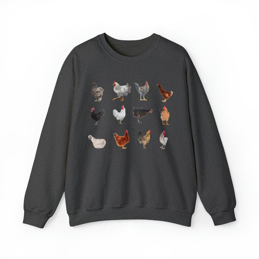 All The Chickens Sweatshirt Unisex Heavy Blend™ Crewneck Sweatshirt