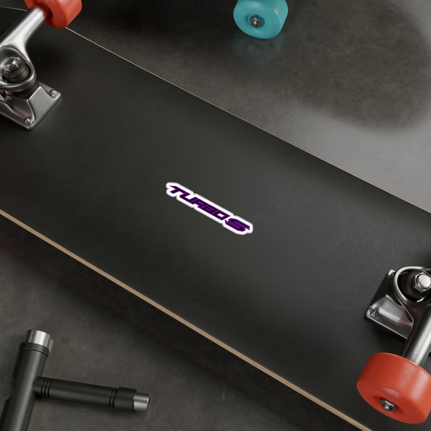 Turbo S Purp Vinyl Decal