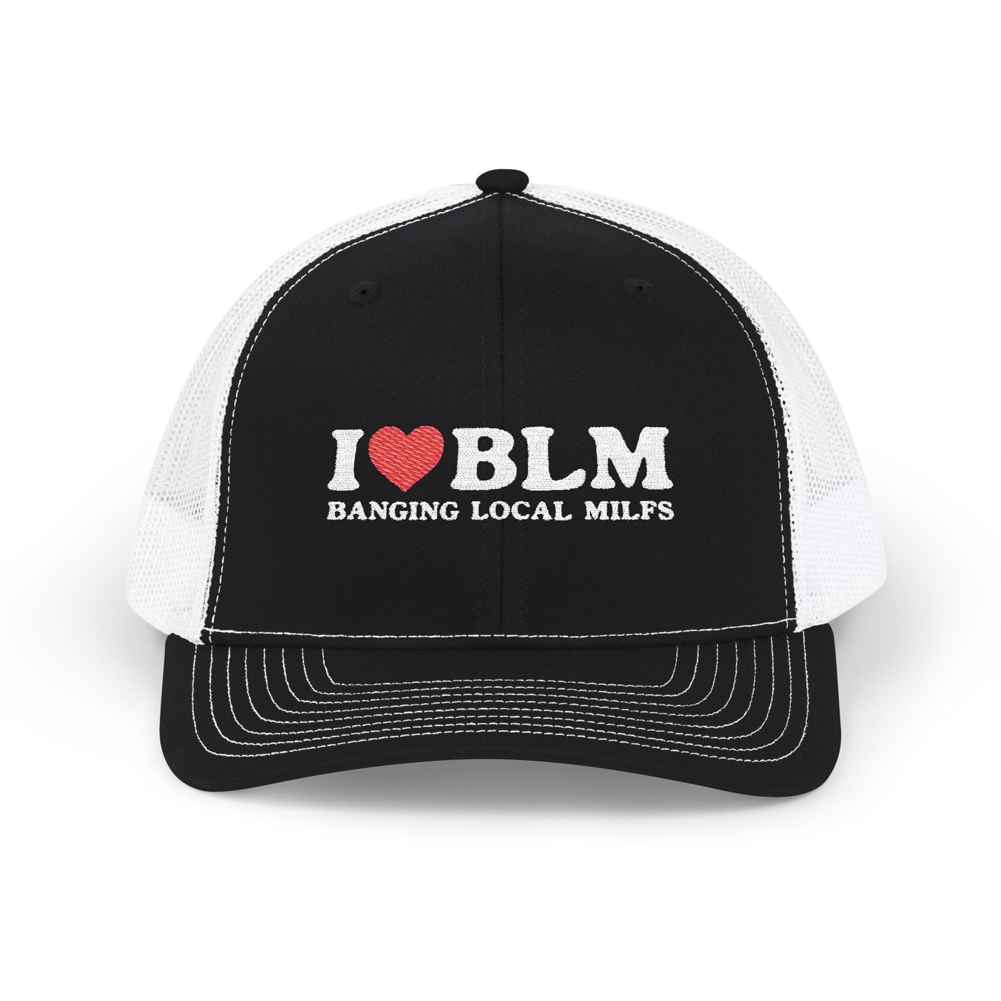I Heart BLM Richardson 112 Snapback Trucker Cap