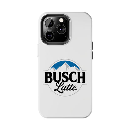 Busch Latte White Tough iPhone Cases