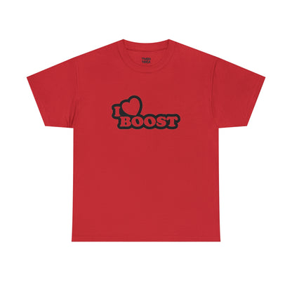 I Heart Boost Unisex Heavy Cotton Tee