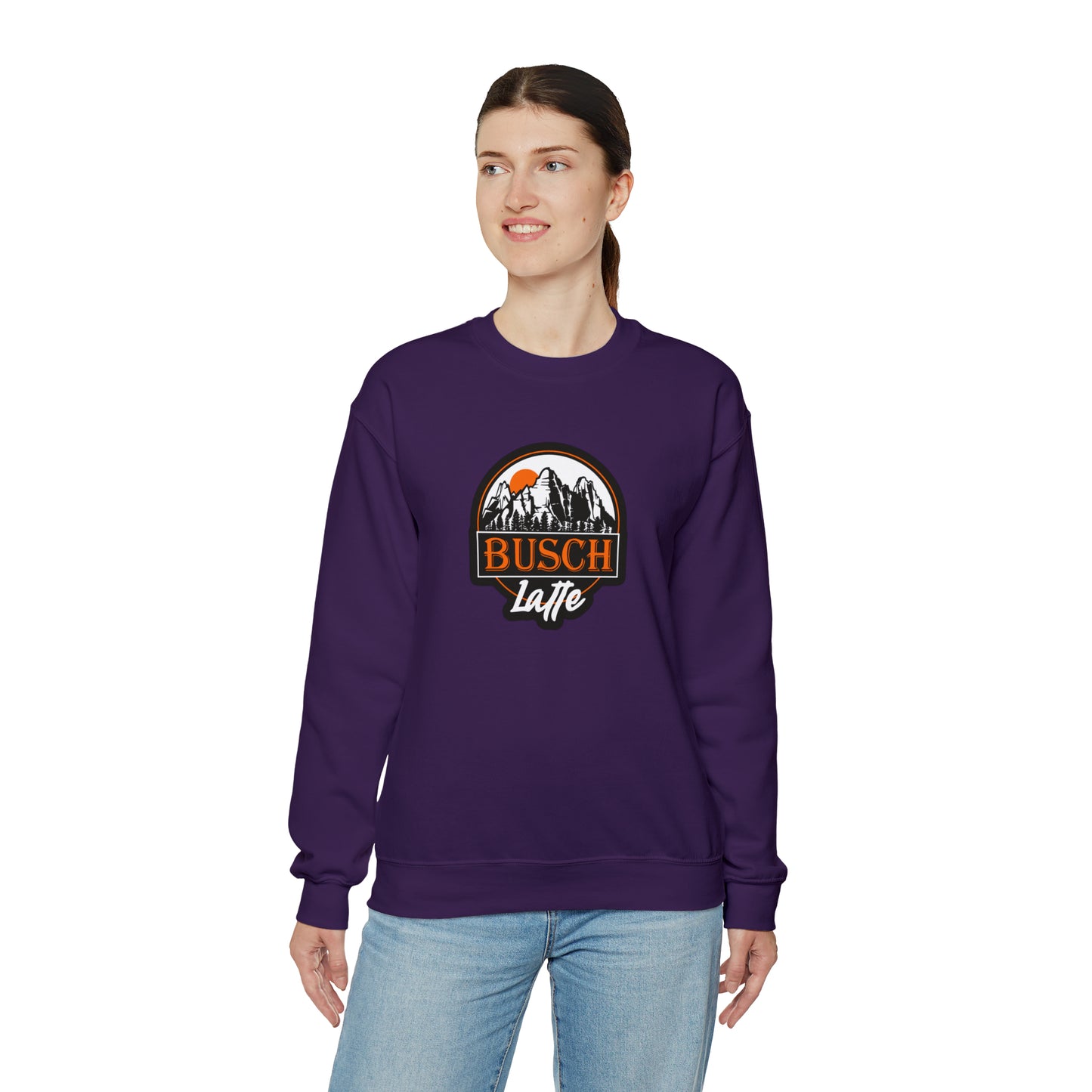 Busch Latte Sweatshirt Unisex Heavy Blend™ Crewneck Sweatshirt