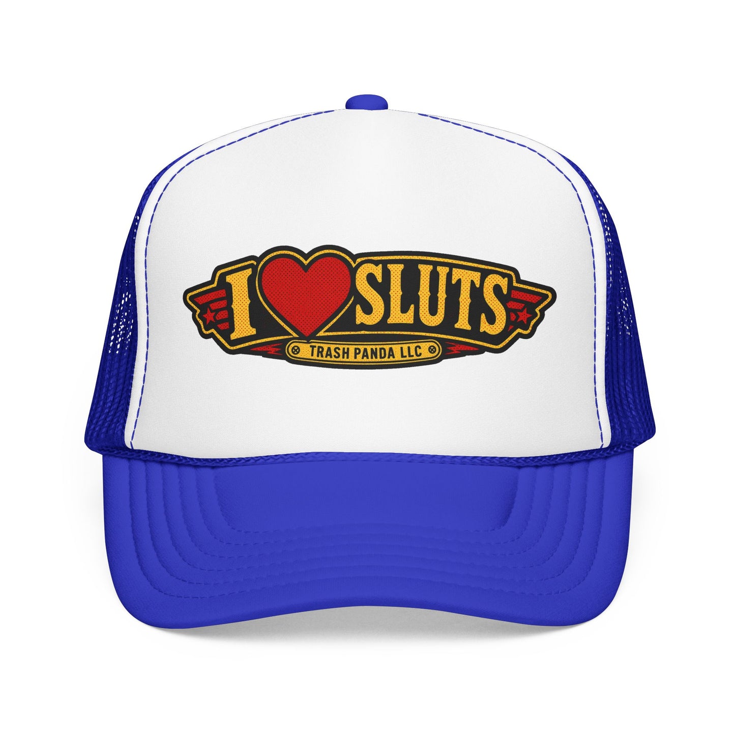 I Heart Sl*ts Foam Trucker Hat (Printed)