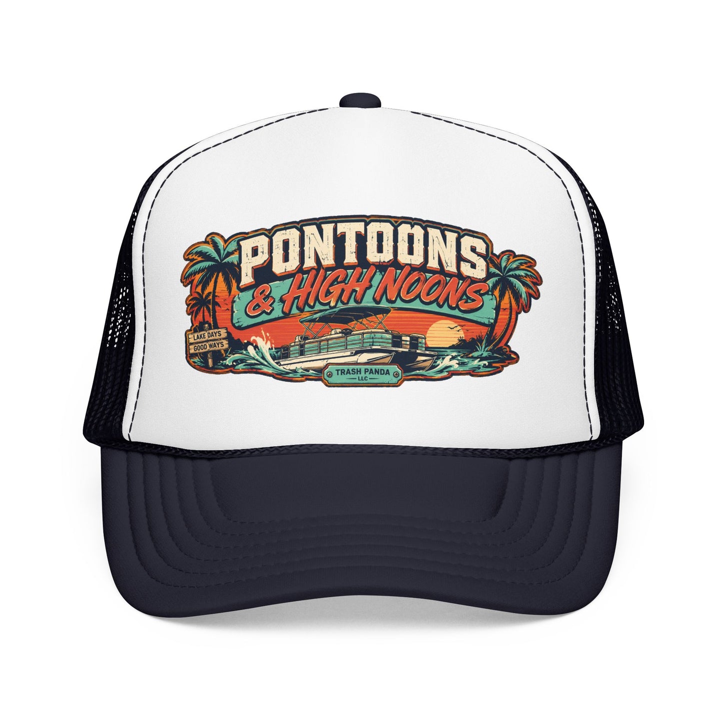 Pontoons & High Noons Foam Trucker Hat (Printed)