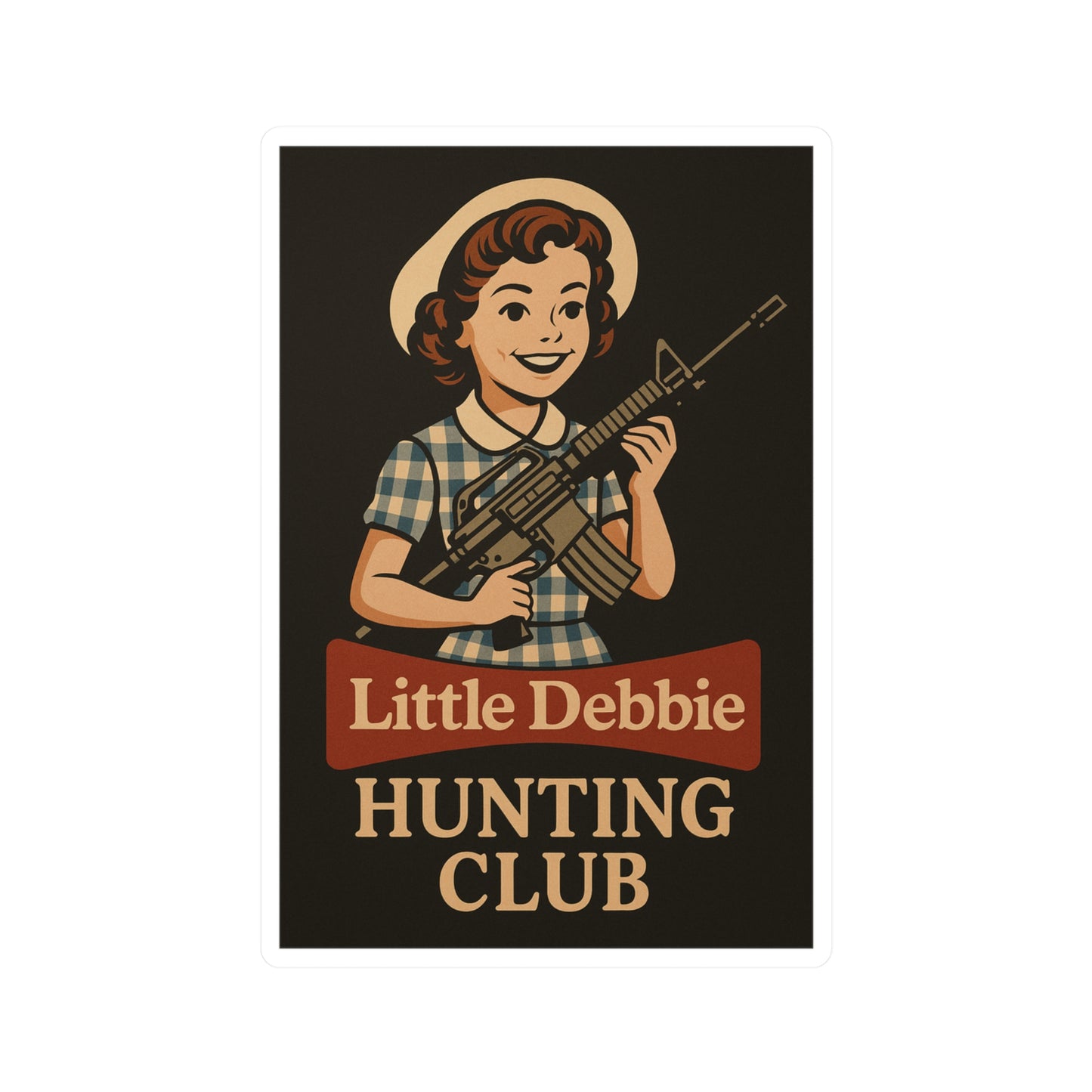 Little Debbie Hunting Club Vinyl Decal
