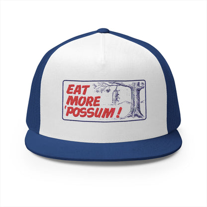 Eat More 'possum 5 Panel Trucker Cap (Embroidery)