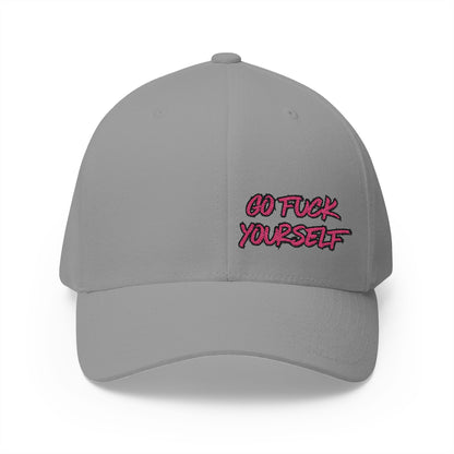 Go F Yourself (PINK) Embroidered FlexFit Hat
