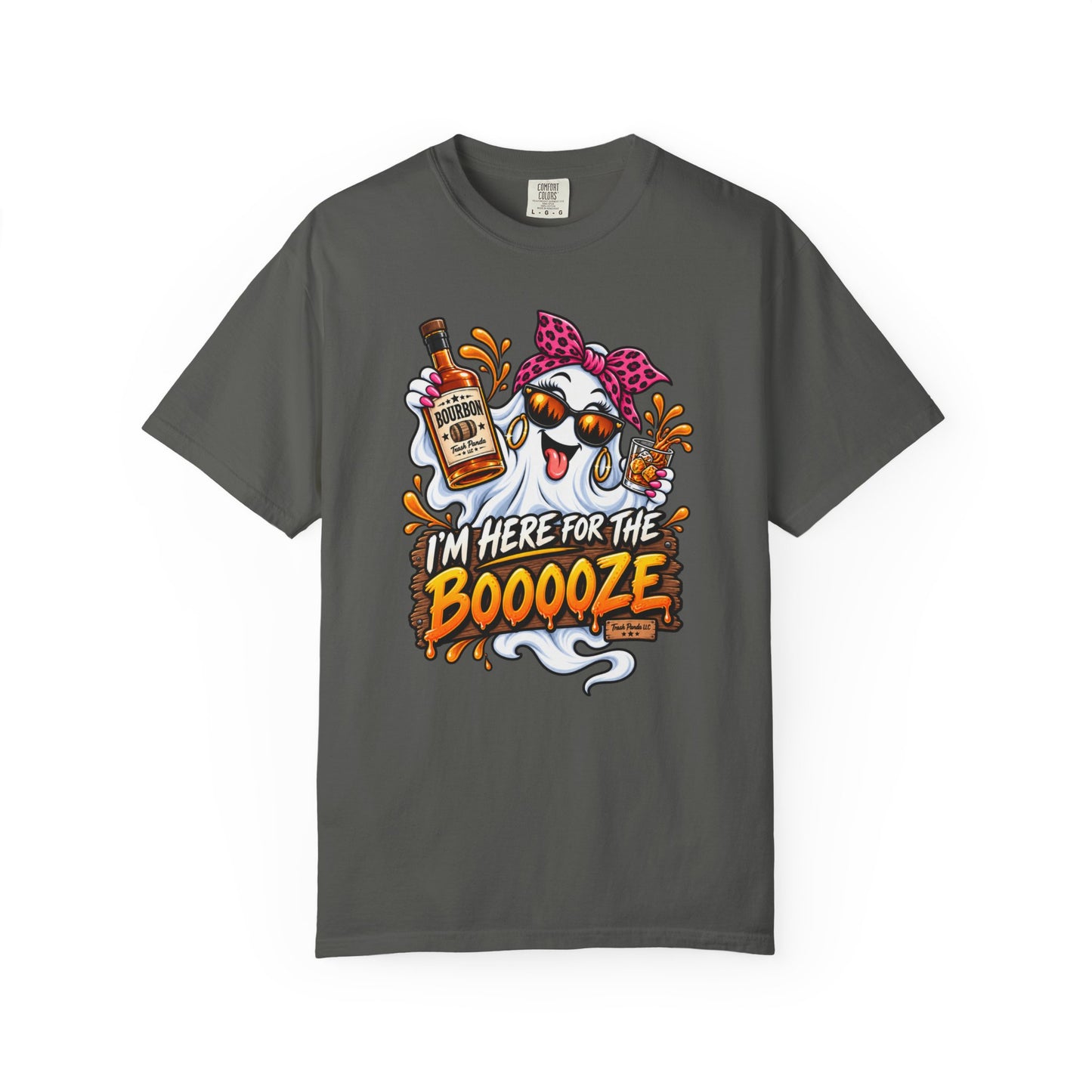 Here For The Booooze (Ladies) Comfort Colors T-shirt
