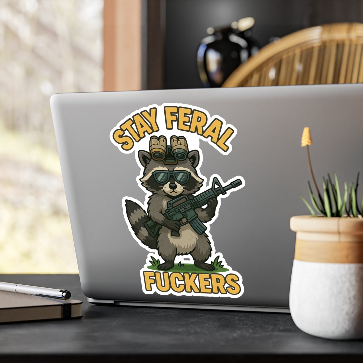 Stay Feral Vinyl Decal