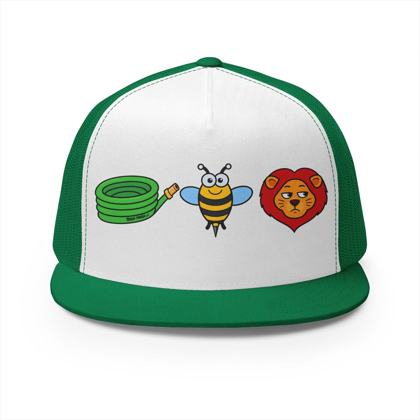 Hose Bee Lion 5 Panel Trucker Cap (Printed)