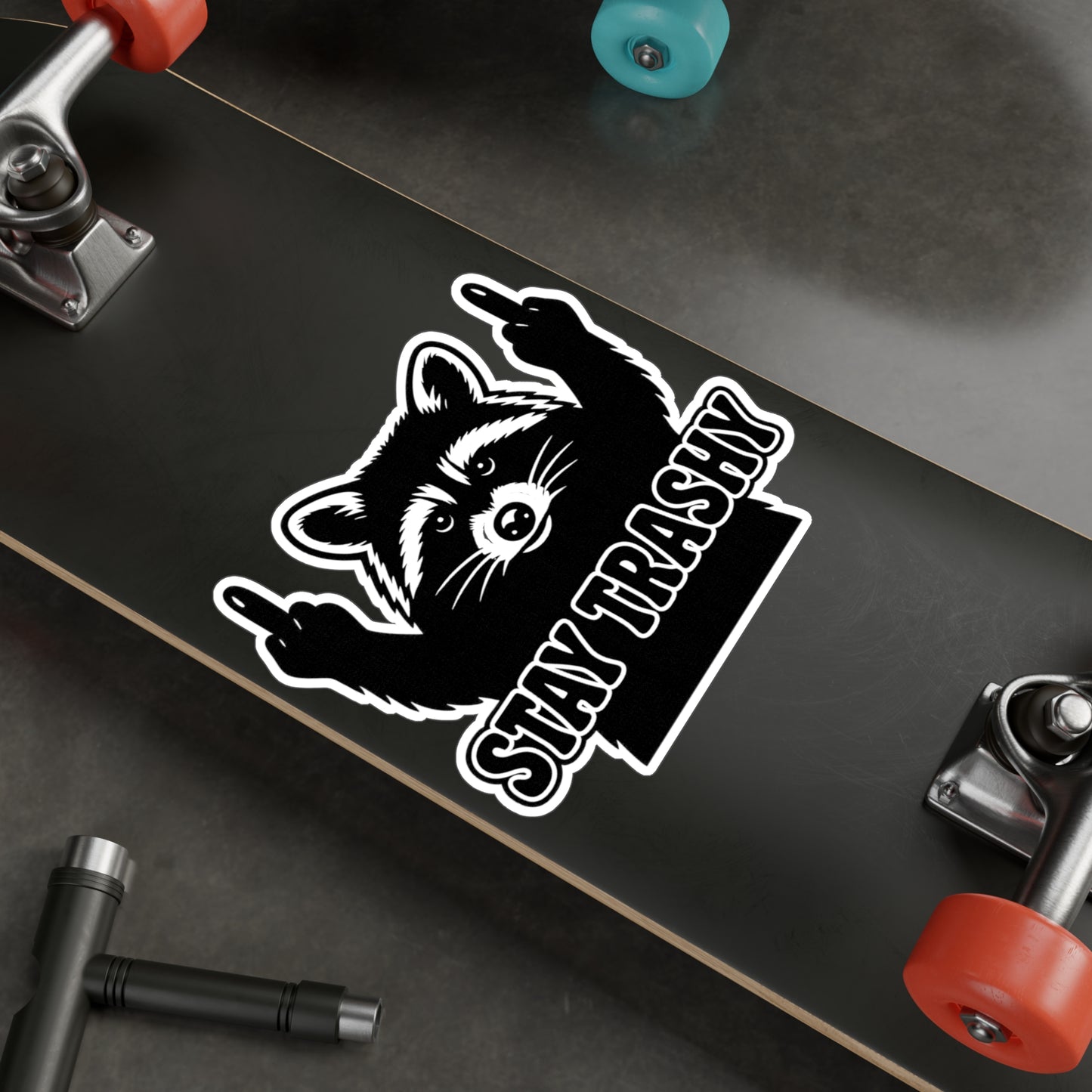 Stay Trashy Flippin' Birds Vinyl Decal