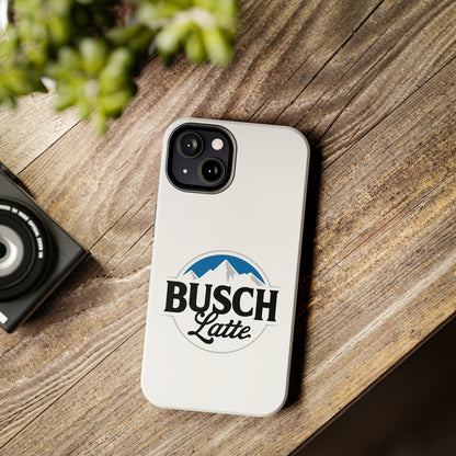 Busch Latte White Tough iPhone Cases