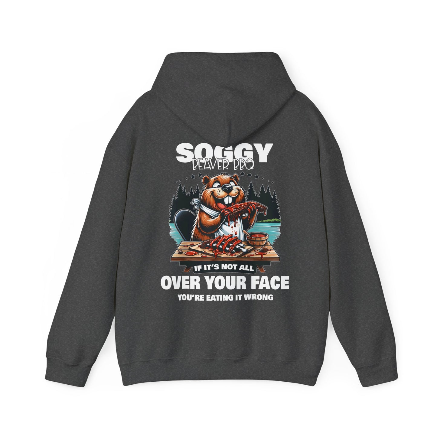 Soggy Beaver BBQ Unisex Heavy Blend™ Hooded Sweatshirt