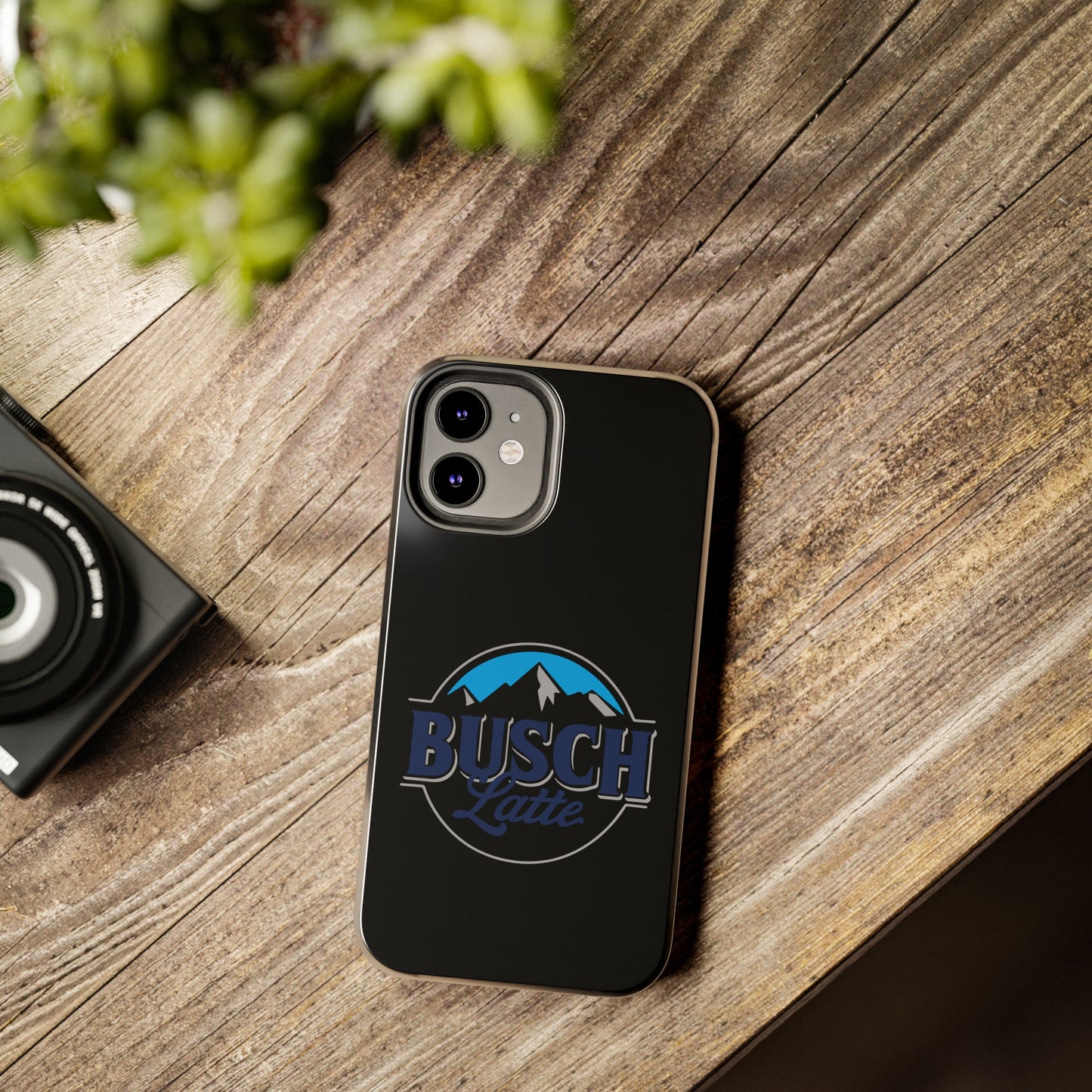 Busch Latte Blk Tough iPhone Cases