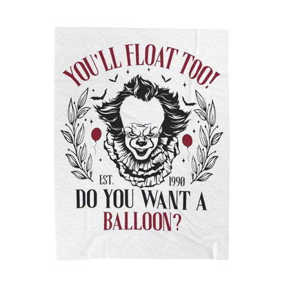 PENNYWISE Velveteen Plush Blanket