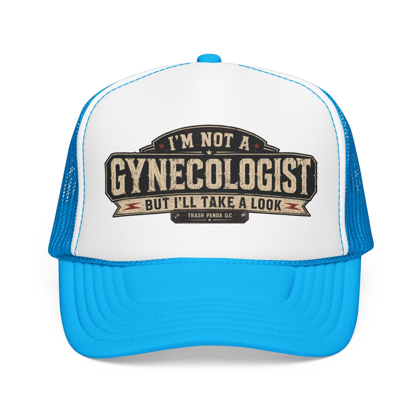 No Gynecologist Foam Trucker Hat (Printed)