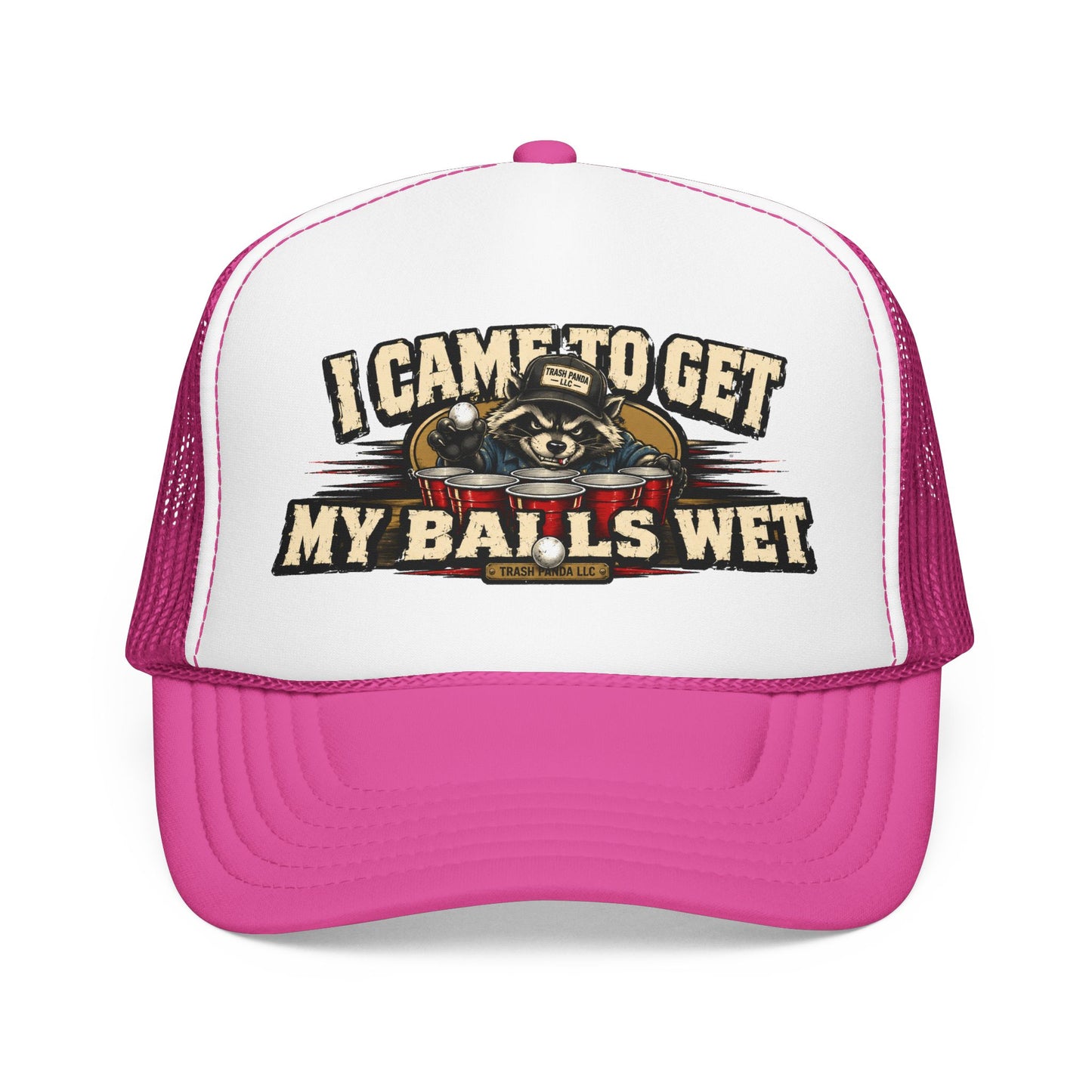 Get My Balls Wet Foam Trucker Hat (Printed)