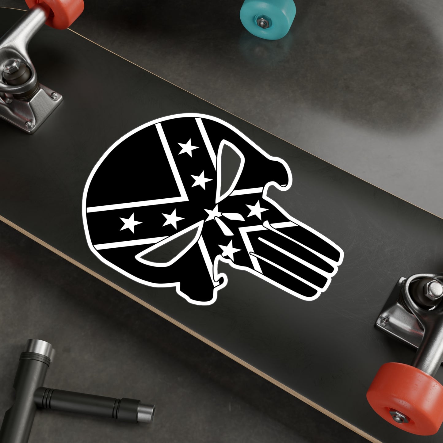 Punisher BW Rebel Vinyl Decals