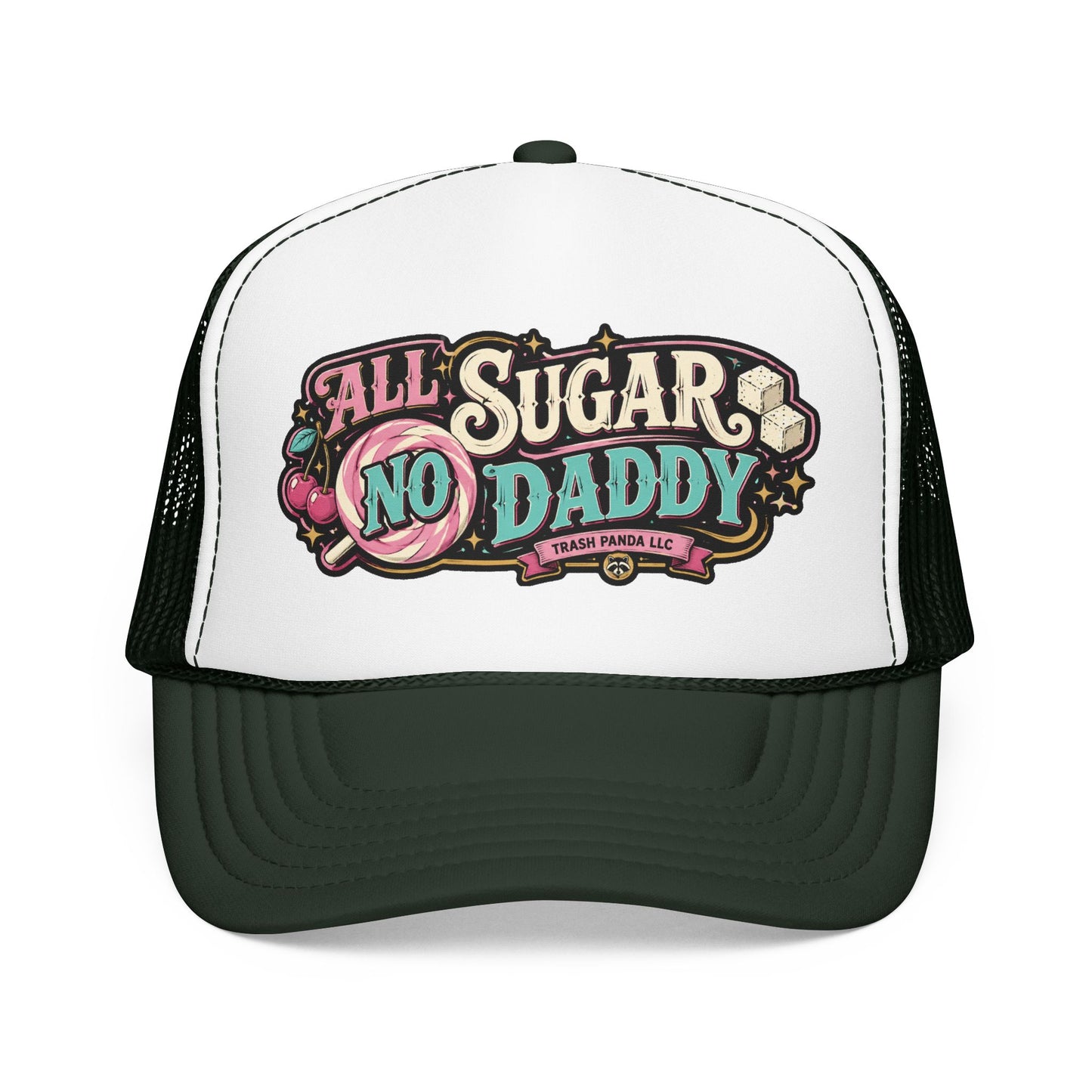 All Sugar No Daddy Foam Trucker Hat (Printed)