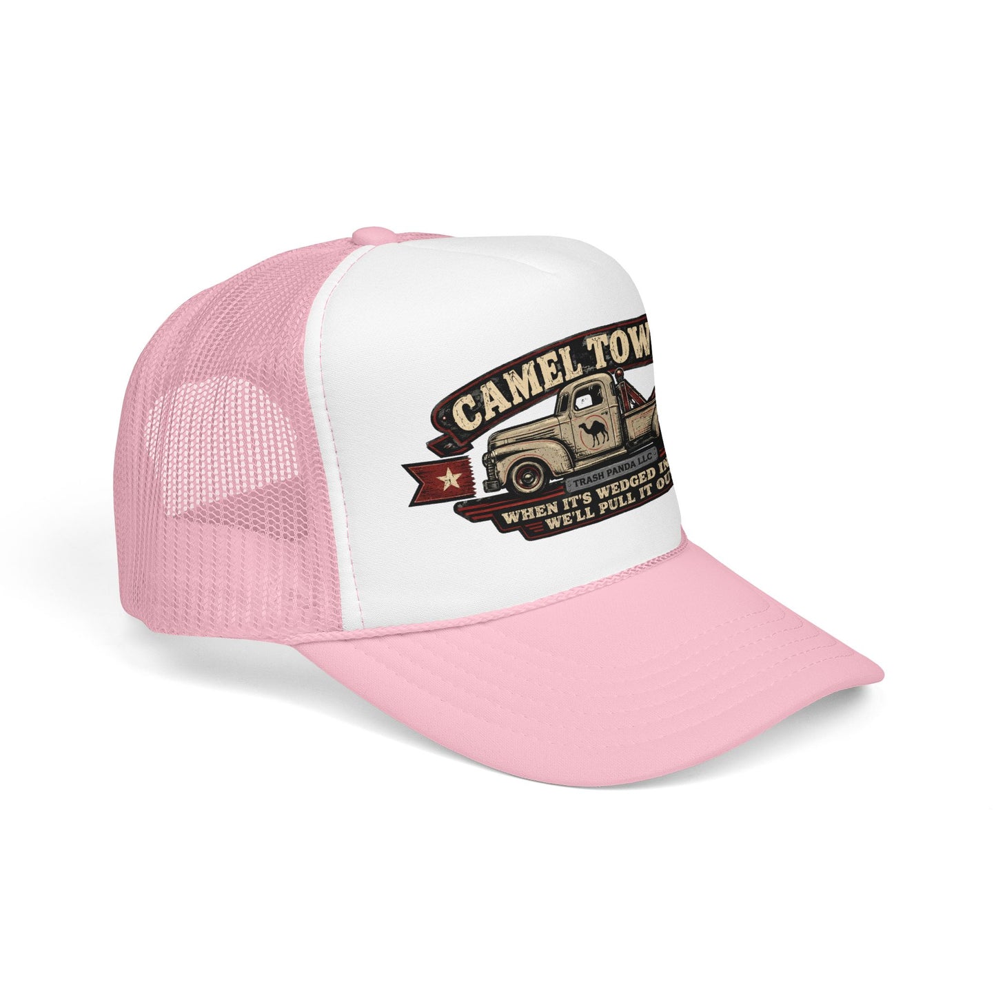Camel Towing Foam Trucker Hat (Printed)