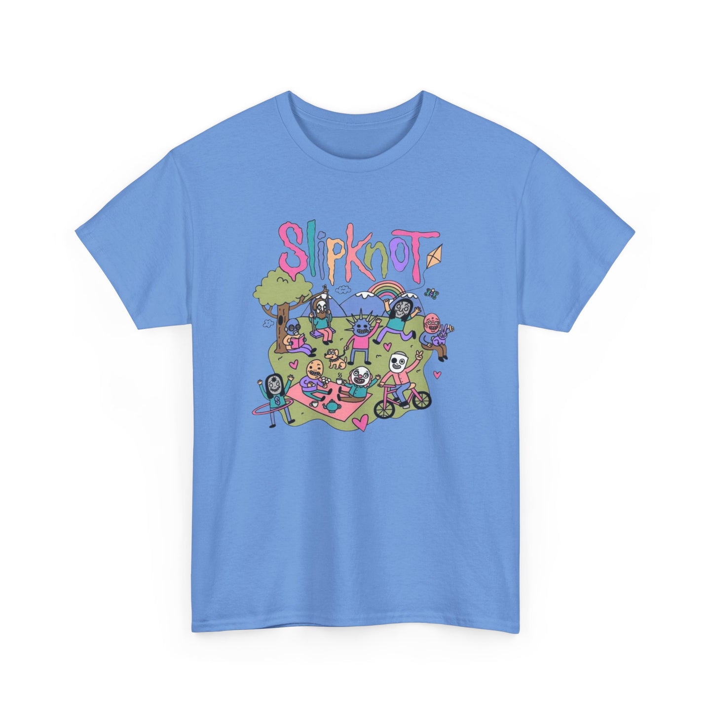 Colorful Metal Band Tee