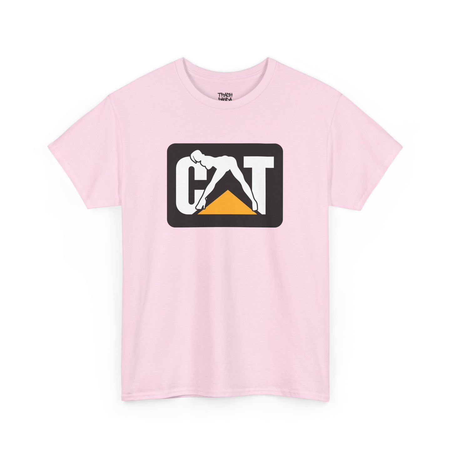 CAT Girl Logo Front Unisex Heavy Cotton Tee