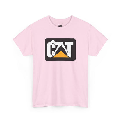 CAT Girl Logo Front Unisex Heavy Cotton Tee