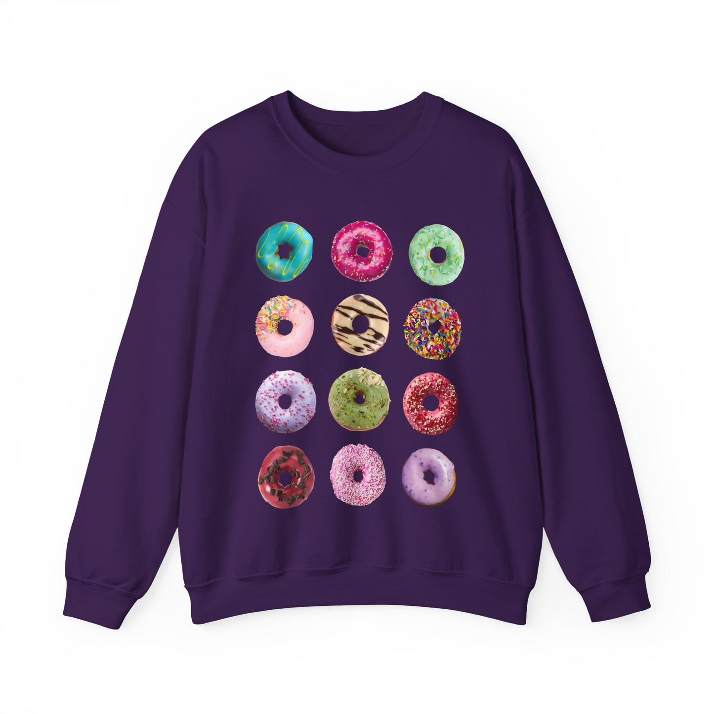 Donuts Sweatshirt Unisex Heavy Blend™ Crewneck Sweatshirt