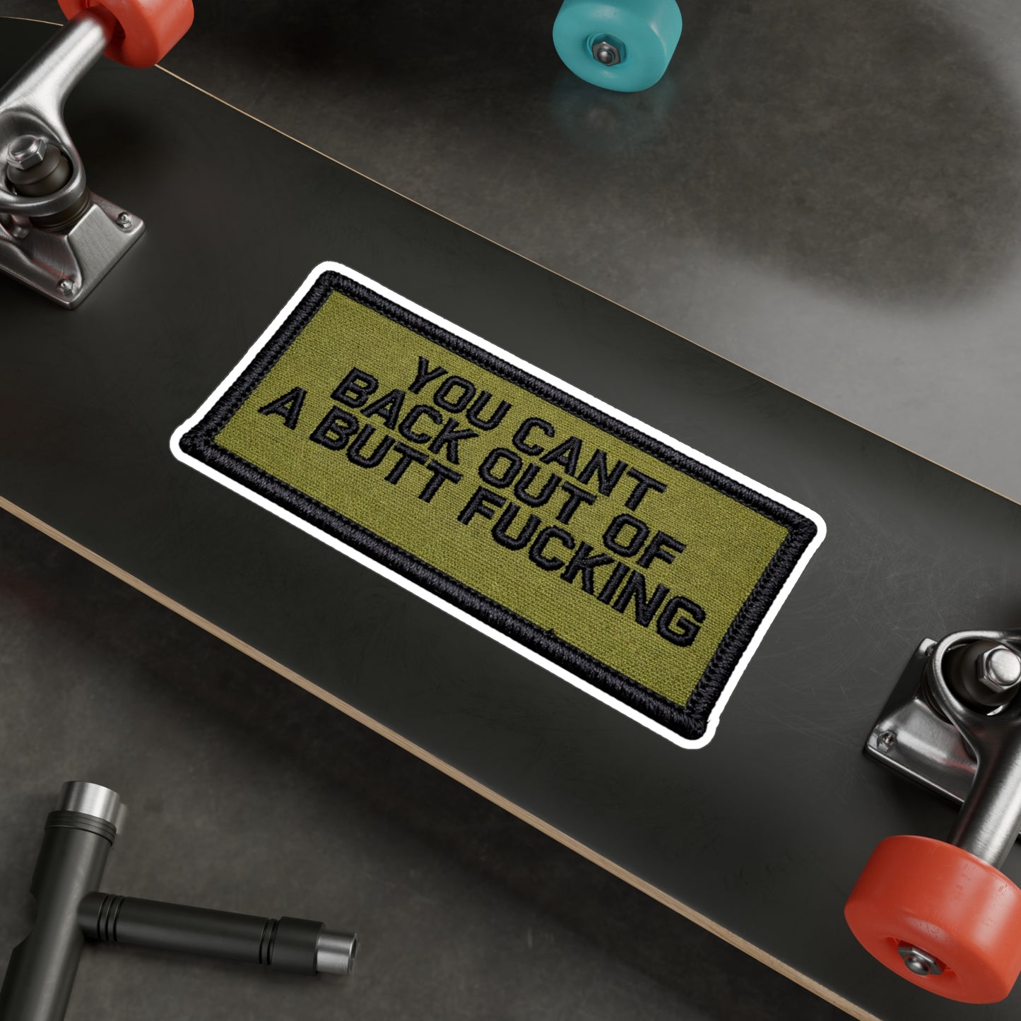 You Cant Back Out Vinyl Decal