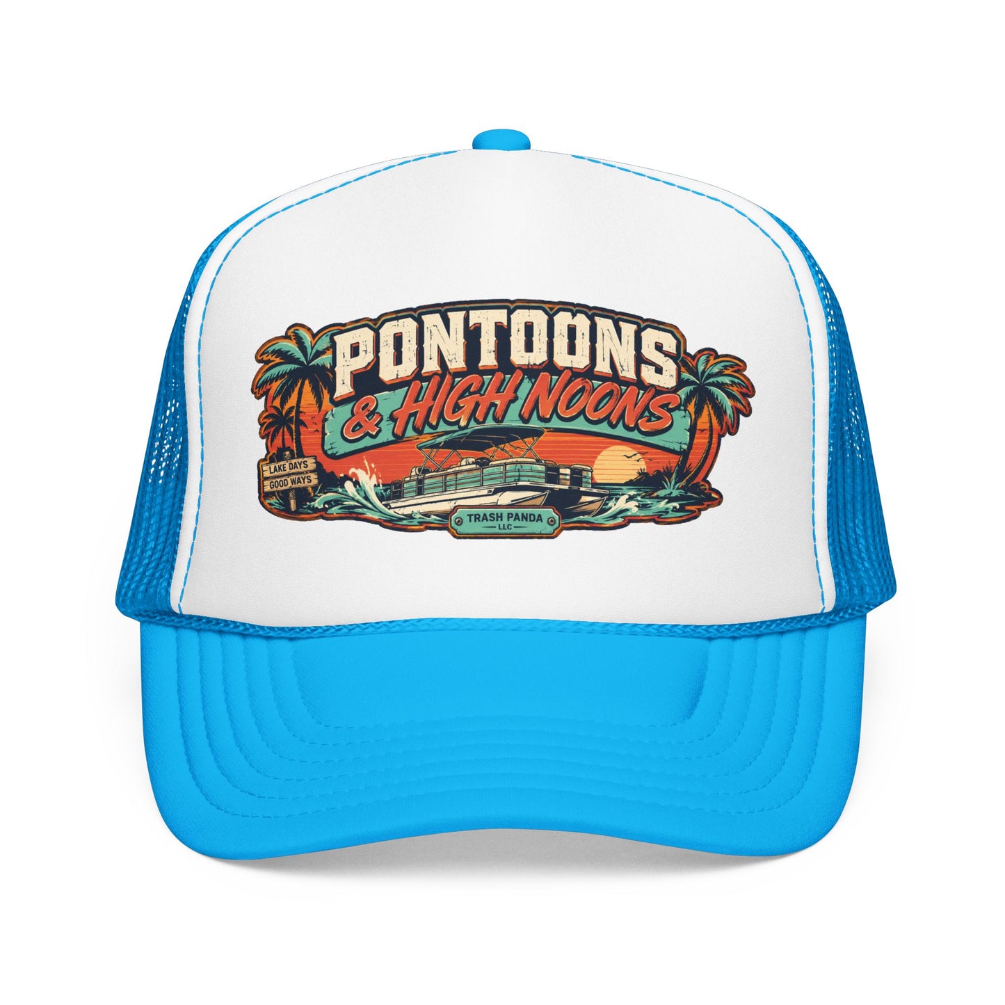 Pontoons & High Noons Foam Trucker Hat (Printed)