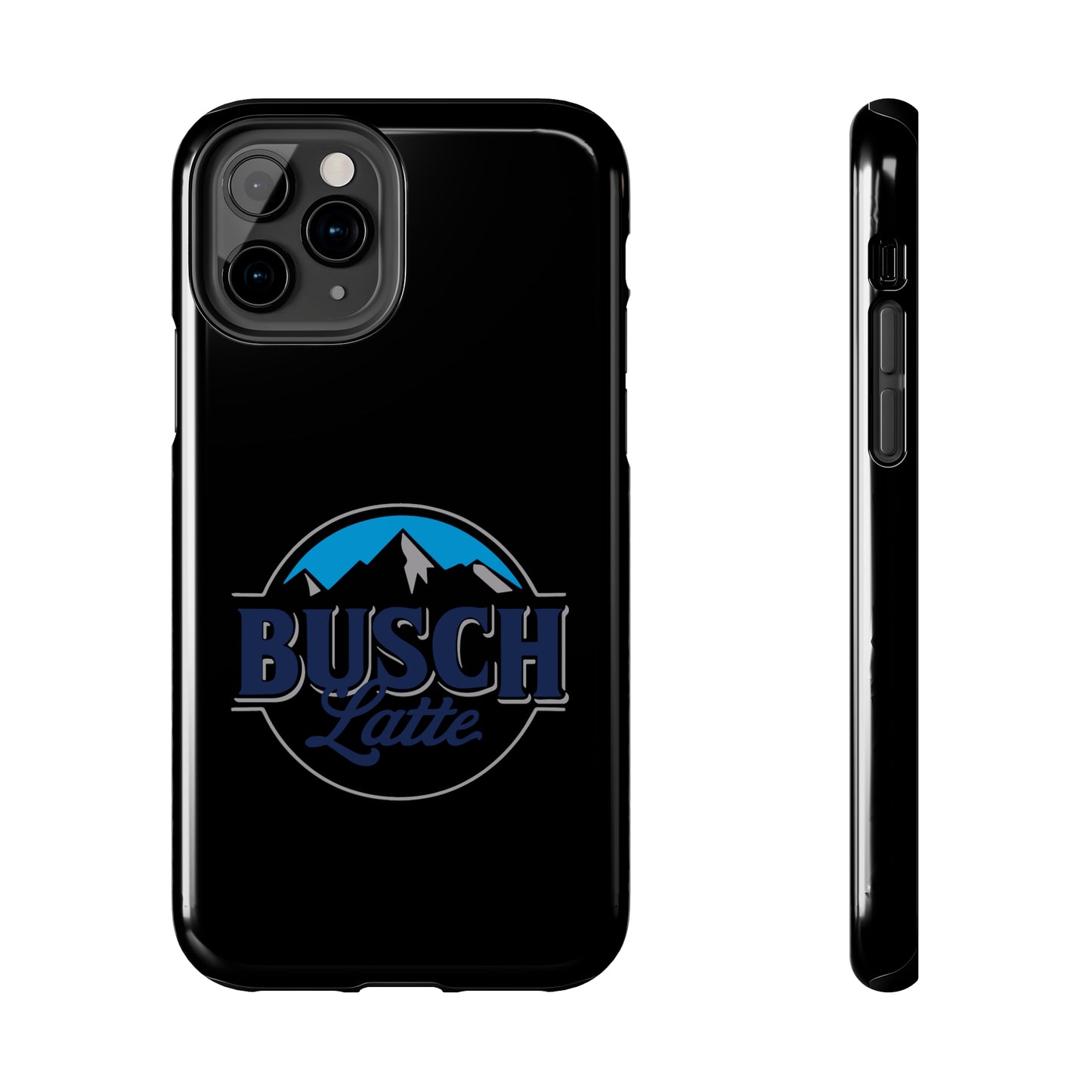 Busch Latte Blk Tough iPhone Cases