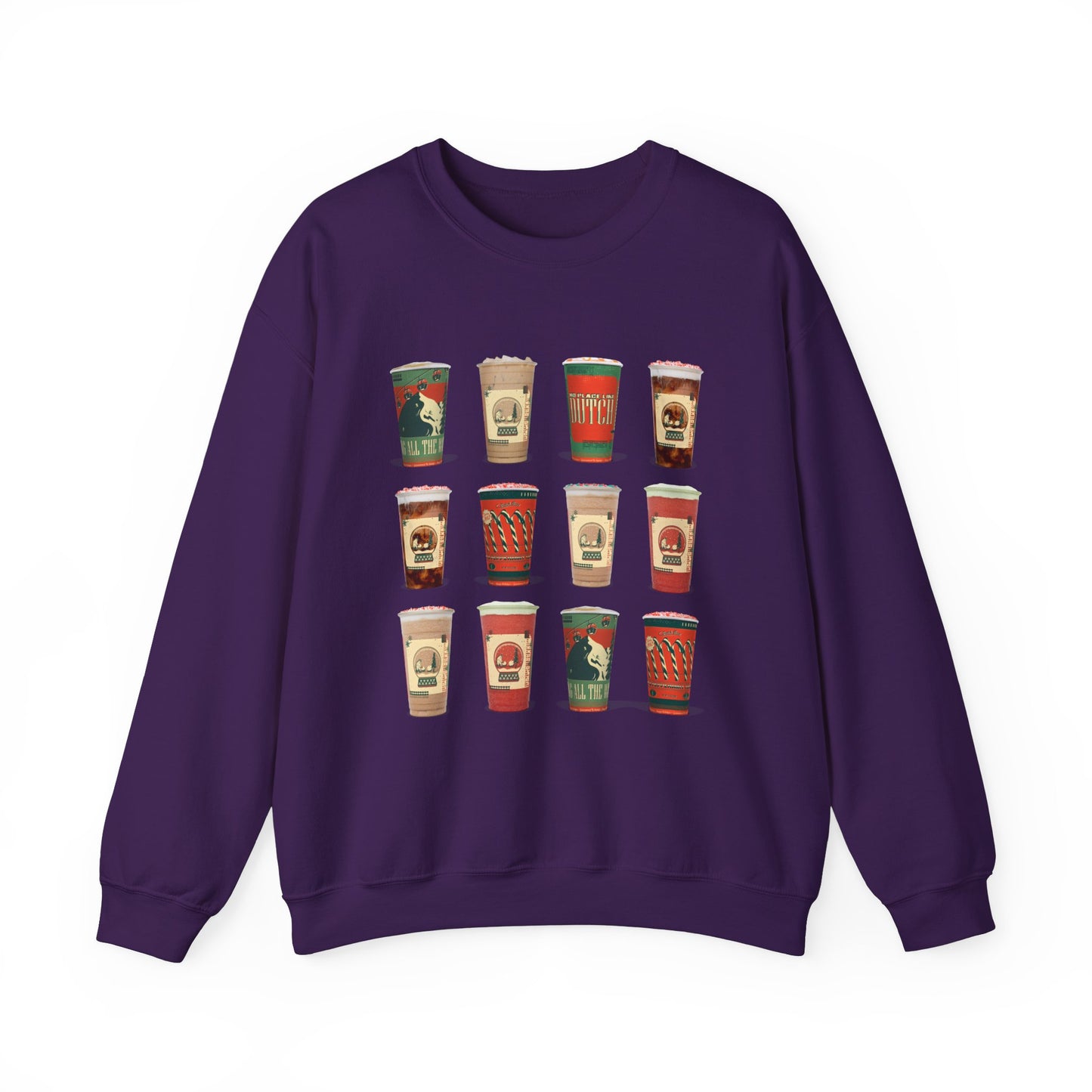 Dutch Bros Christmas Sweatshirt Unisex Heavy Blend™ Crewneck Sweatshirt