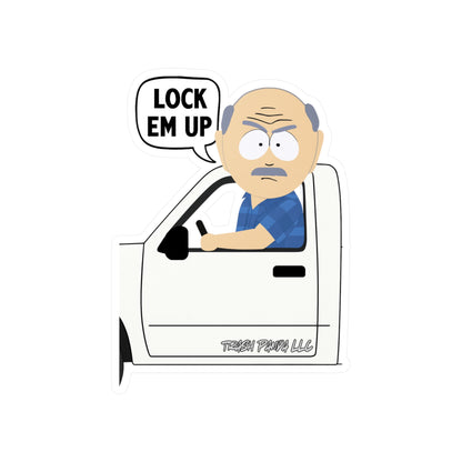 Lock Em Up South Park Vinyl Decals
