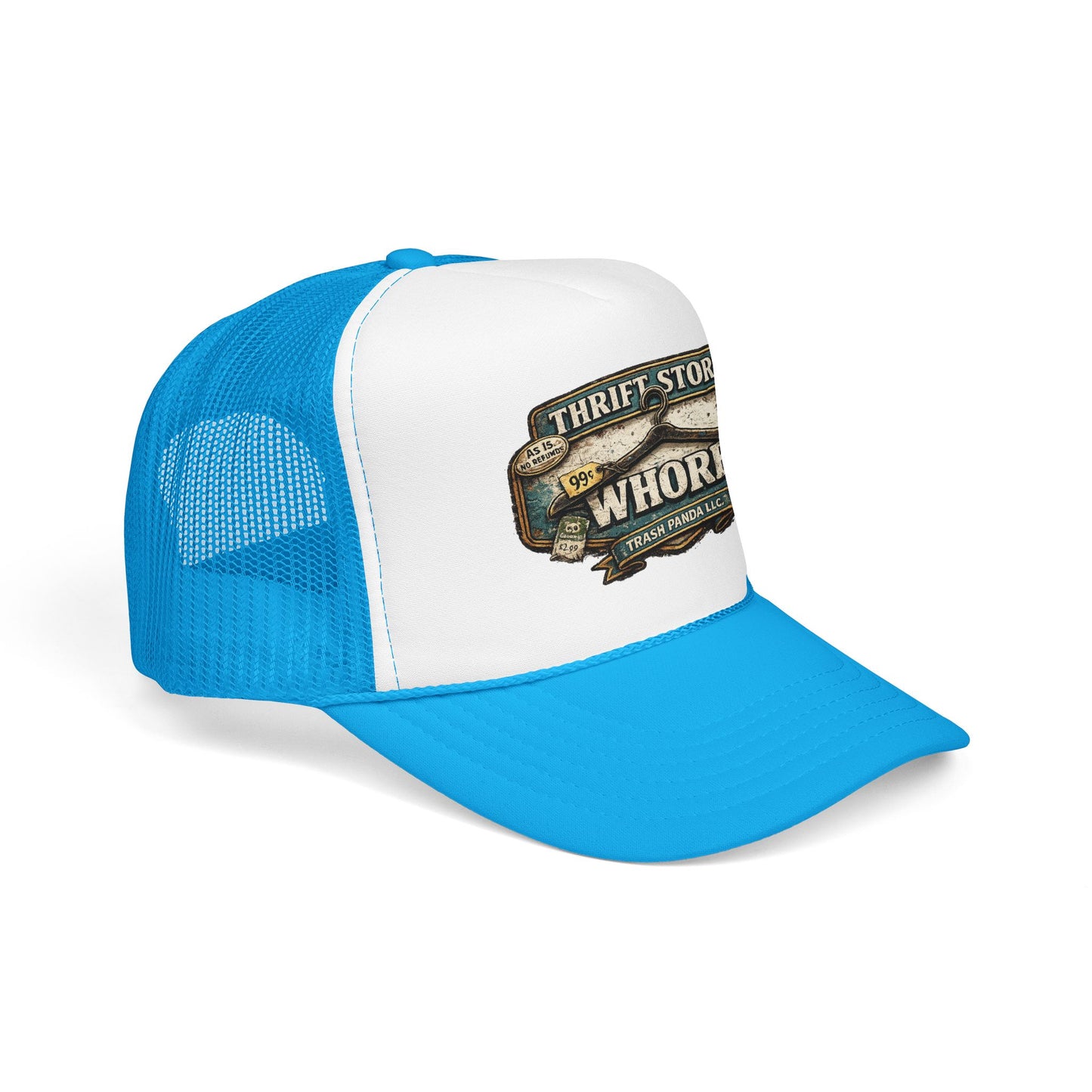 Thrift Store Wh*re Foam Trucker Hat (Printed)