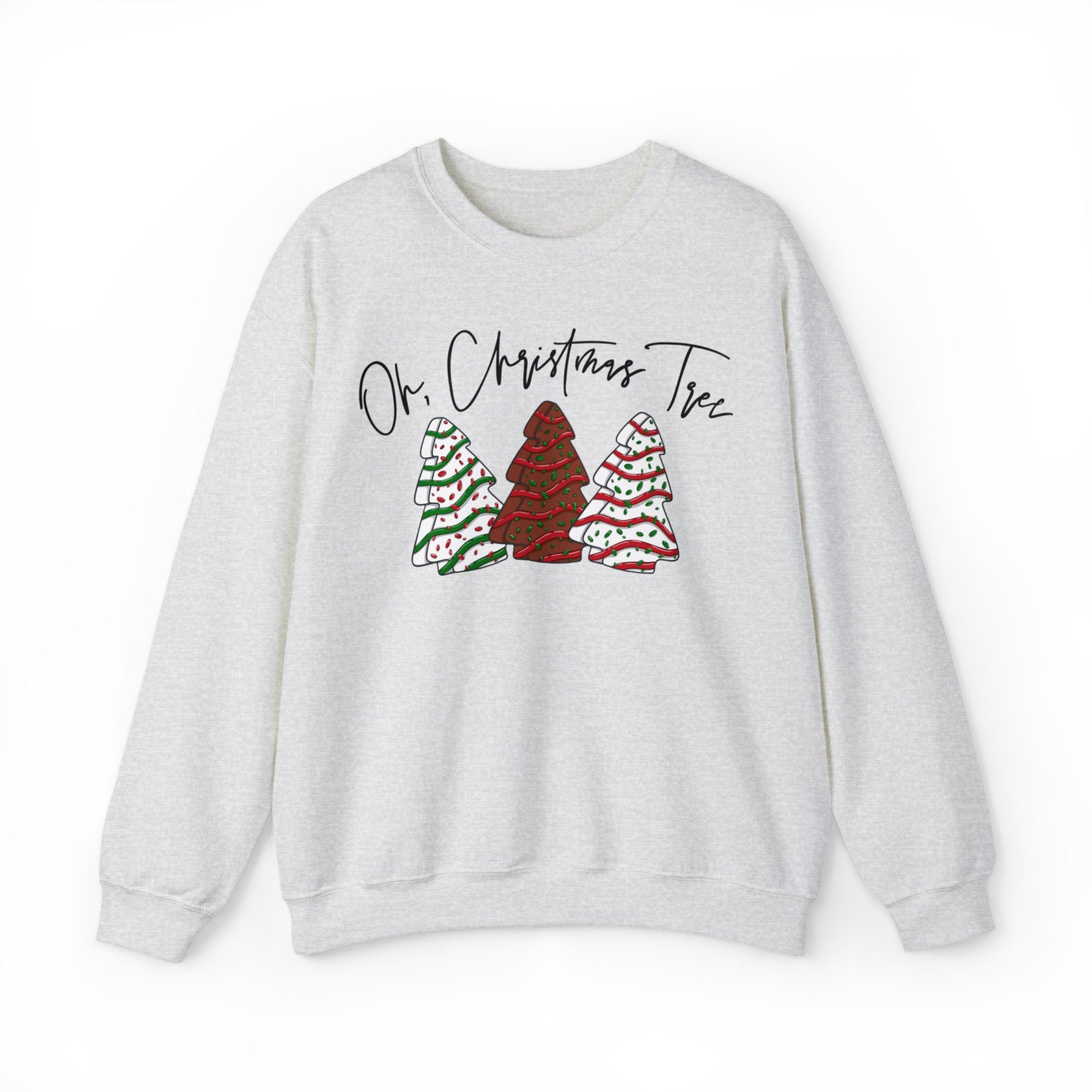 Oh Christmas Tree Cake Sweatshirt Unisex Heavy Blend™ Crewneck Sweatshirt