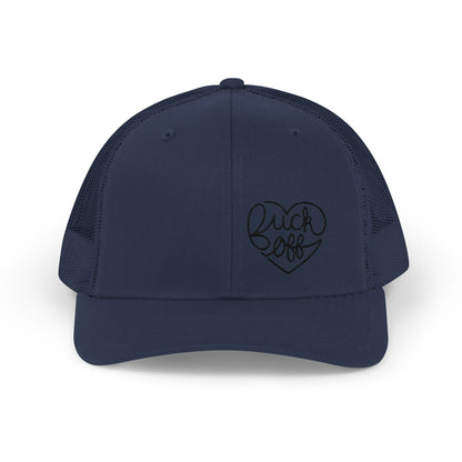 F*CK OFF Heart (Ladies) Snapback Trucker Cap
