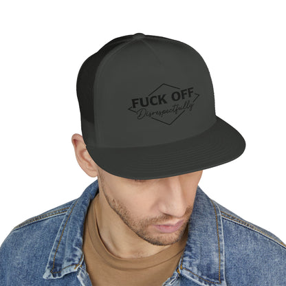 F*CK OFF 5 Panel Trucker Cap (Embroidery)