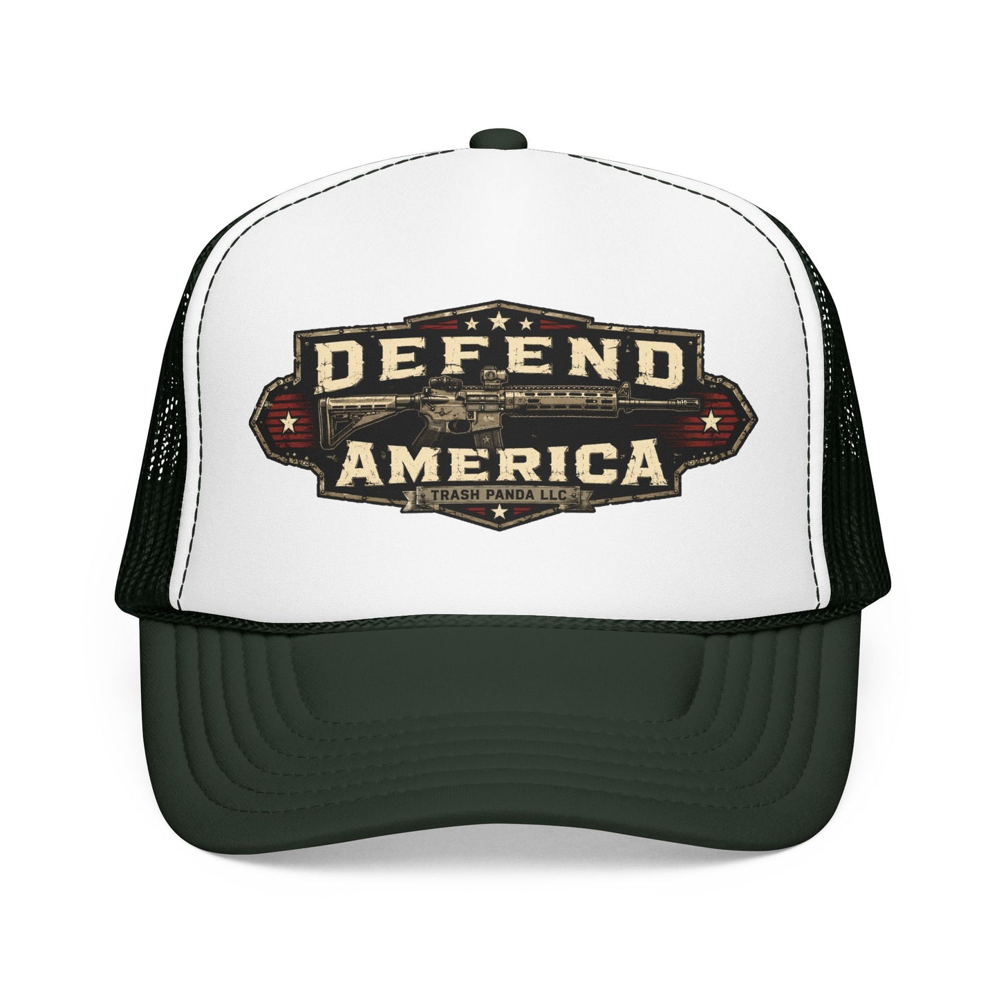 Defend America Foam Trucker Hat (Printed)