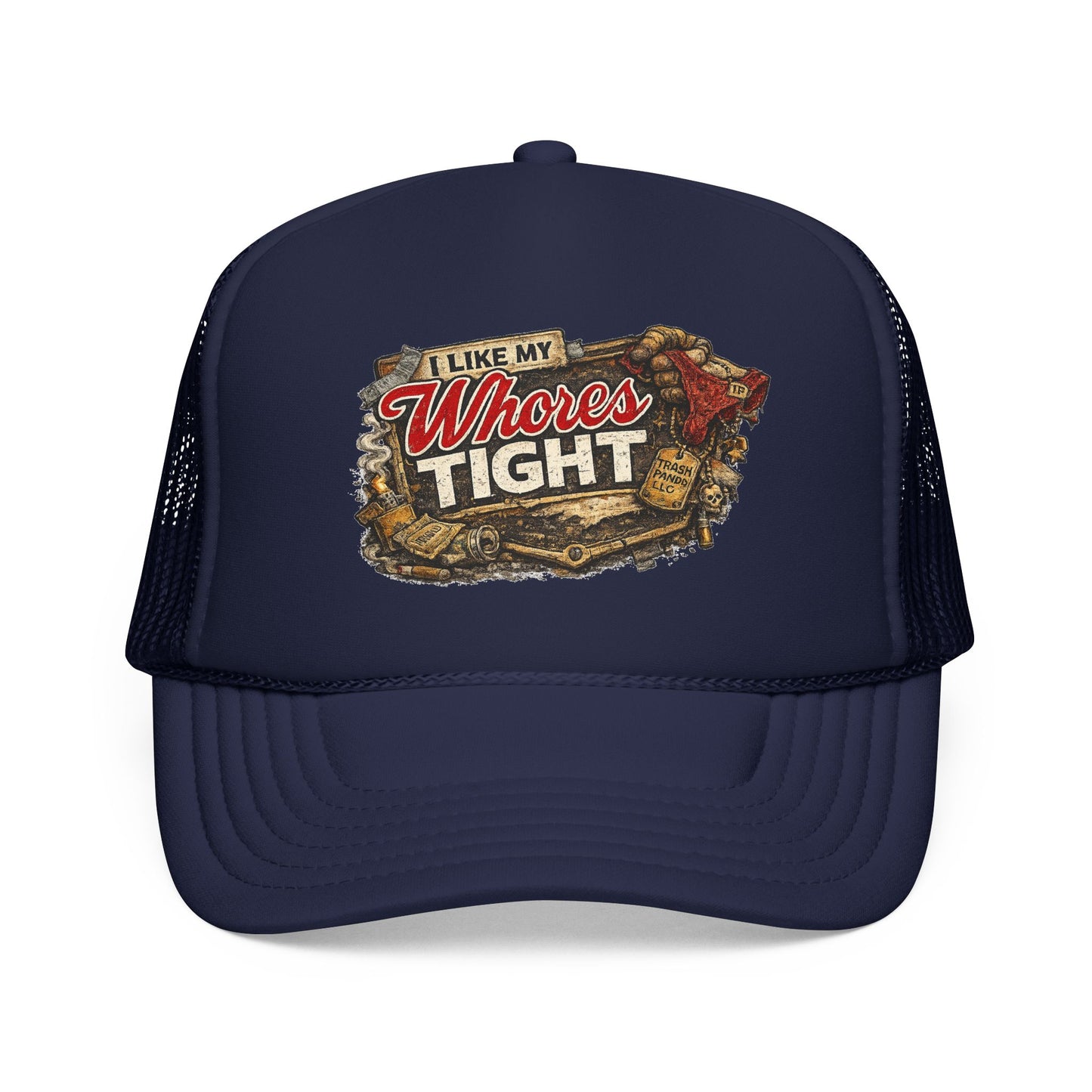 I Like My W Tight Foam Trucker Hat (Printed)