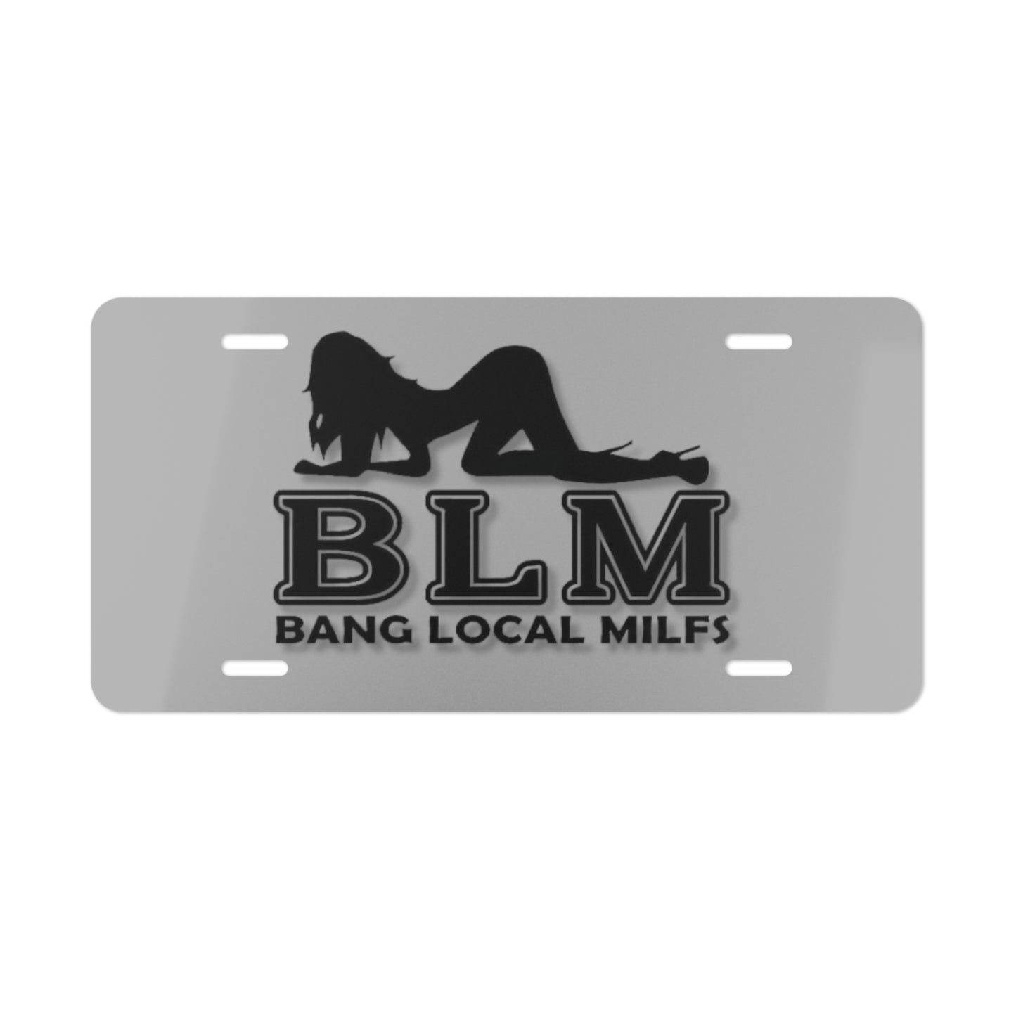 BLM Grey Vanity Plate