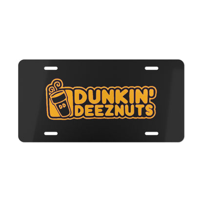 Dunkin' Deeznuts Vanity Plate