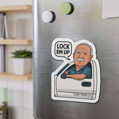 Lock Em Up Die-Cut Magnets