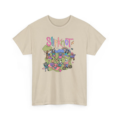 Colorful Metal Band Tee