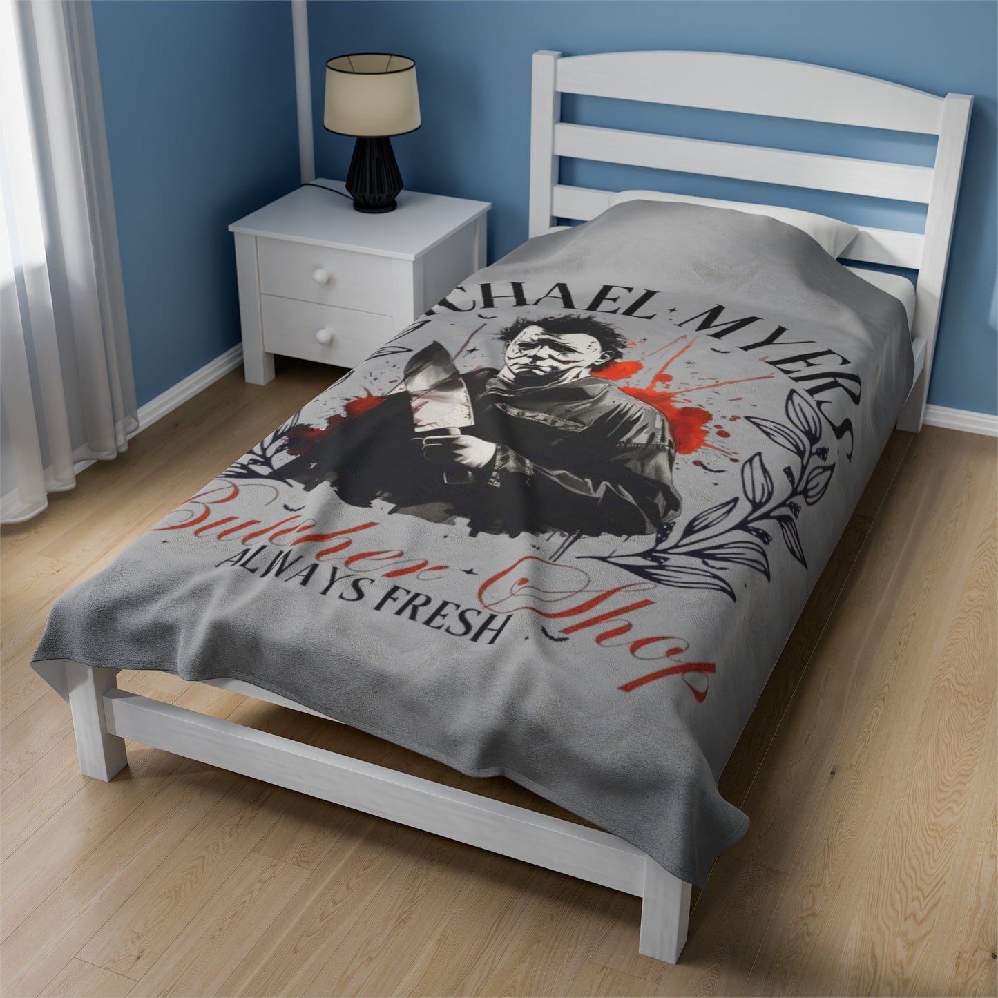 MICHAEL Velveteen Plush Blanket