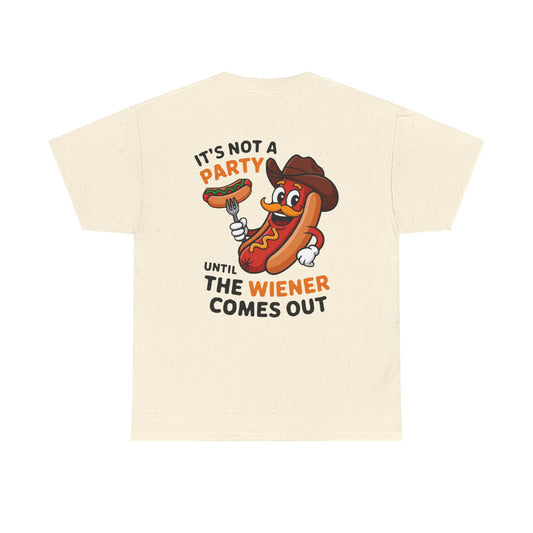 Wiener Comes Out Unisex Heavy Cotton Tee