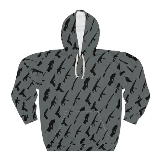 Guns Premium Unisex Pullover Hoodie (AOP)