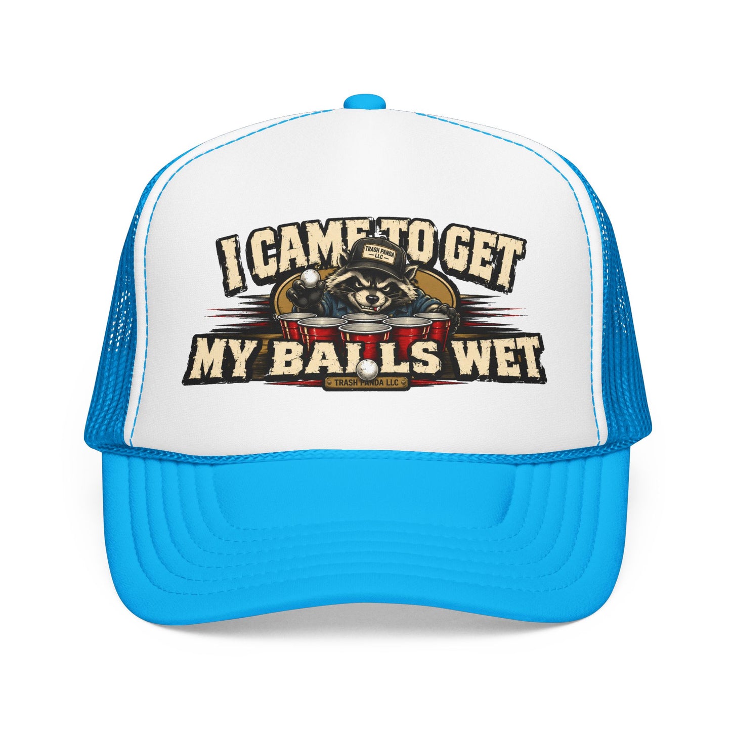 Get My Balls Wet Foam Trucker Hat (Printed)