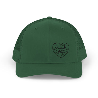 F*CK OFF Heart (Ladies) Snapback Trucker Cap