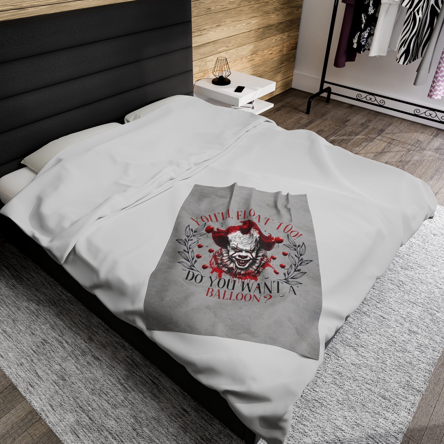 PENNYWISE 2 Velveteen Plush Blanket